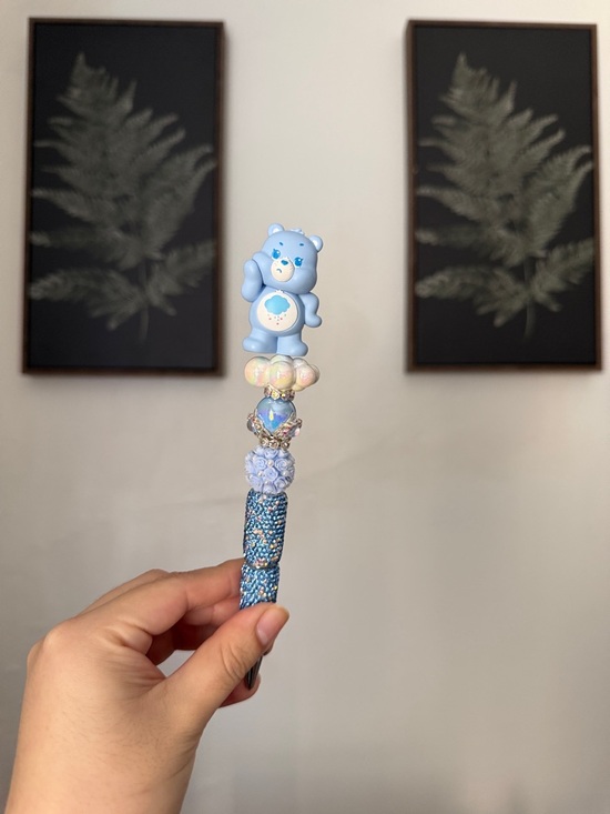 Accessories - Grumpy Bear Carebear Beaded Pen